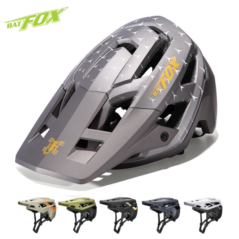 Mountain Biking Gear For Men - หมวกกันน็อคจักรยานเสือภูเขา BATFOX รุ่น Speedframe สำหรับปั่นออฟโรด MTB
