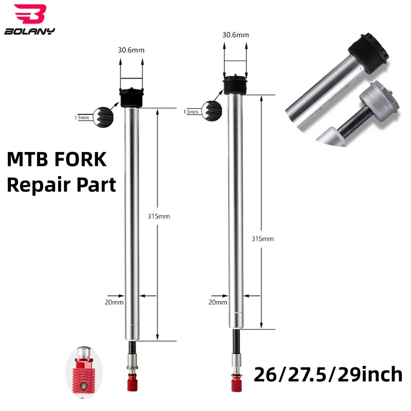 Mtb Fork Air - ปั๊มน้ำมันเบรกจักรยานเสือภูเขา Bolany ขนาด 26/27.5/29 นิ้ว แบบไฮดรอลิกเดี่ยว