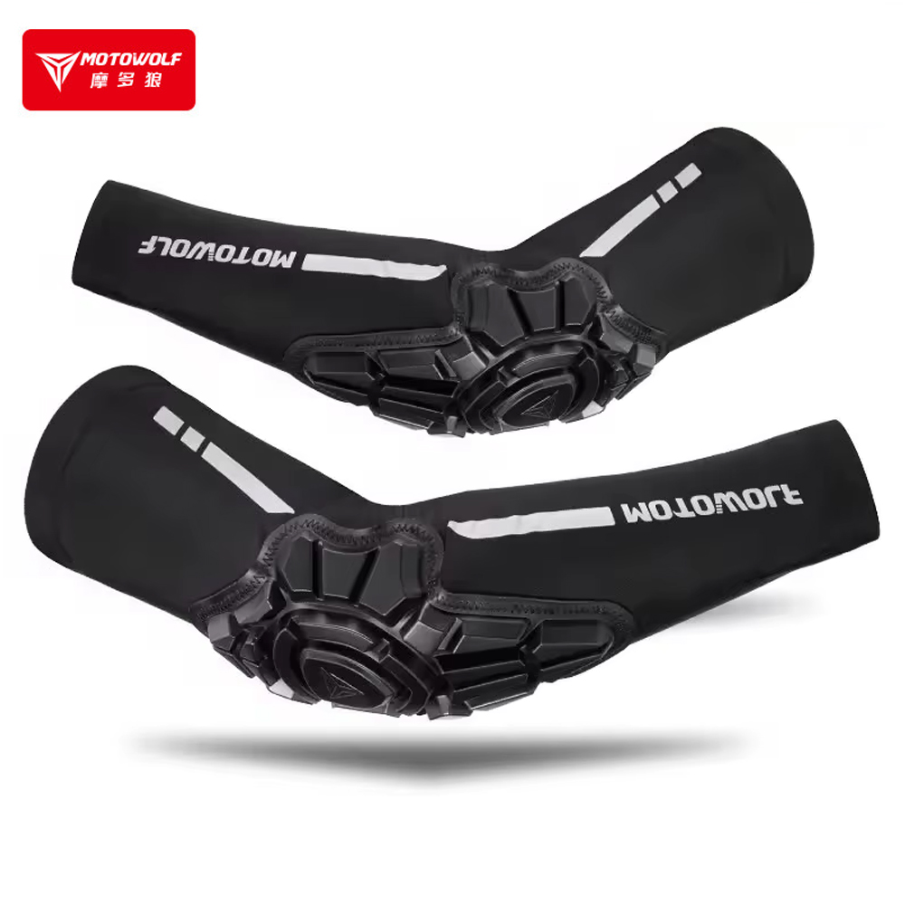 Mountain Biking Elbow Pads - แผ่นรองข้อศอกสำหรับรถจักรยานยนต์แบบใหม่ สำหรับฤดูร้อน ป้องกันข้อศอกสำหรับปั่นจักรยานเสือภูเขา ป้องกันข้อศอกสำหรับมอเตอร์ครอส อุปกรณ์ป้องกันข้อศอกสำหรับ BMX