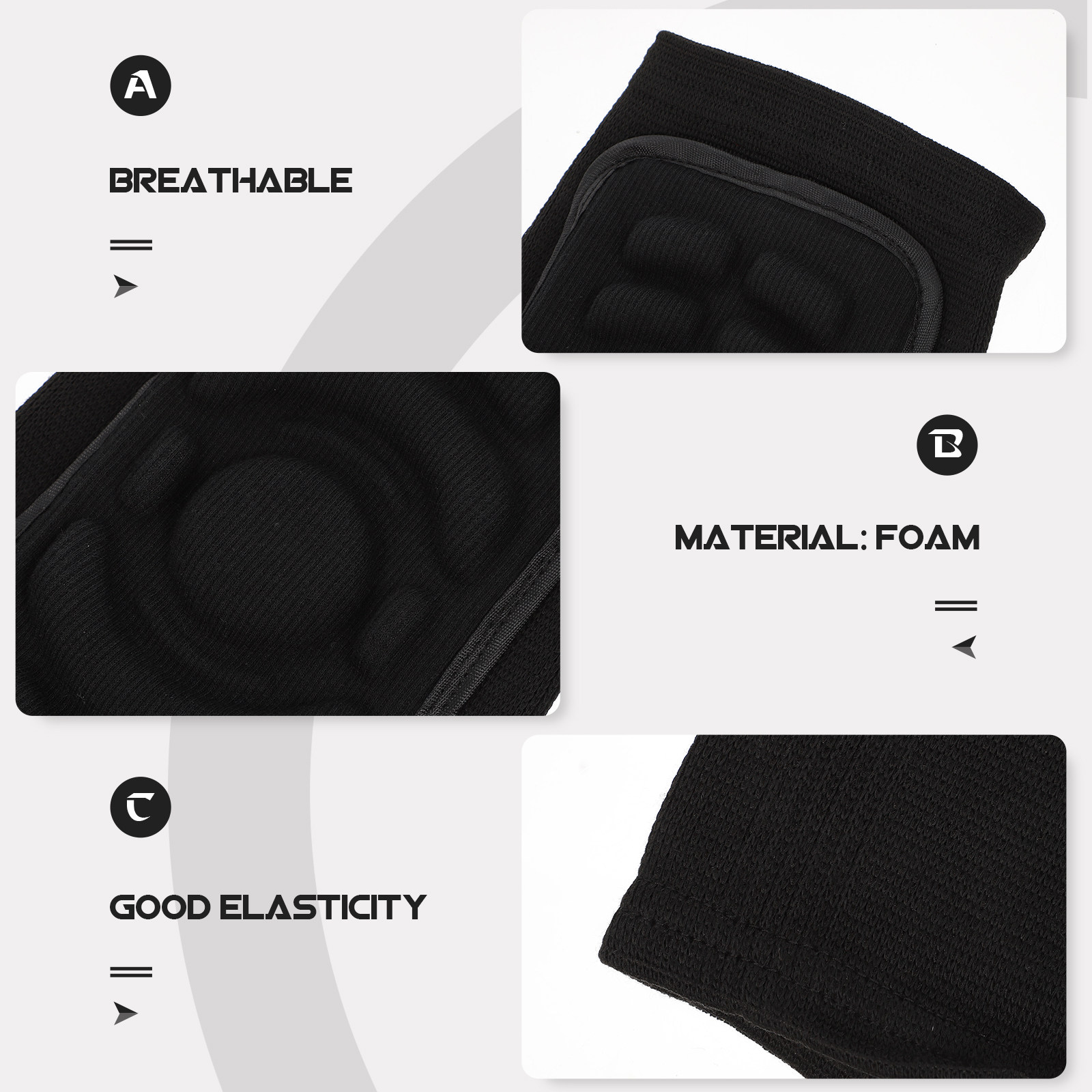 Mountain Biking Elbow Pads - แผ่นรองข้อศอกสำหรับปั่นจักรยาน ขี่จักรยานเสือภูเขา เล่นสกี สโนว์บอร์ด มอเตอร์ไซค์ ป้องกันการกระแทก
