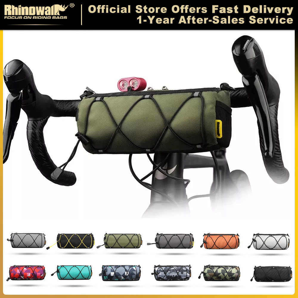 Mountain Biking Rucksack - Rhinowalk กระเป๋าจักรยานแบบพกพา Handlebar Pannier อเนกประสงค์อเนกประสงค์ขนาดใหญ่กระเป๋าเป้สะพายหลัง MTB