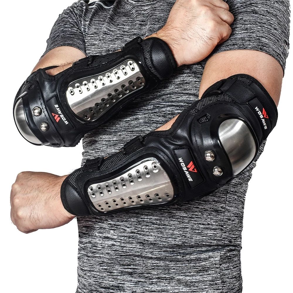 Mountain Biking Elbow Pads - อุปกรณ์ป้องกันเข่ามอเตอร์ไซค์ โมโตครอส สโนว์บอร์ด แข่งรถ สกี สนับศอก