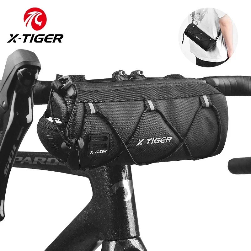 Mountain Biking Rucksack - X-TIGER กระเป๋าจักรยานแบบพกพาแฮนด์อเนกประสงค์ความจุขนาดใหญ่กระเป๋าเป้สะพายหลังขี่จักรยาน MTB จักรยานเสือหมอบกรอบหลอดกระเป๋า