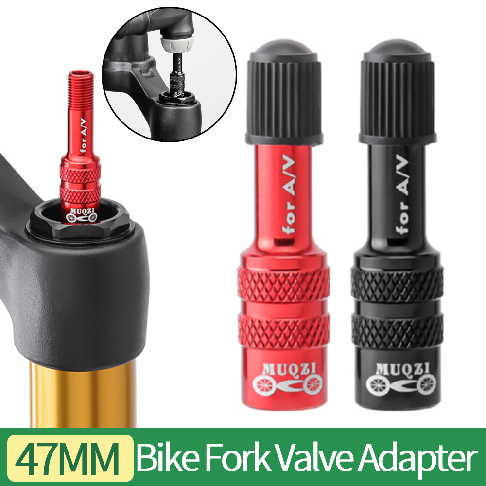 Mtb Fork Air - อะแดปเตอร์วาล์ว Schrader สำหรับโช้คจักรยานเสือภูเขา อุปกรณ์เสริมสำหรับจักรยาน อะแดปเตอร์แปลงหัวเติมลมโช้คจักรยาน