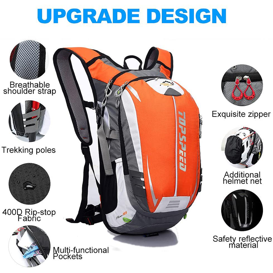 กระเป๋าเป้สะพายหลังปั่นจักรยาน - Mountain Biking Rucksack บทวิจารณ์และราคา