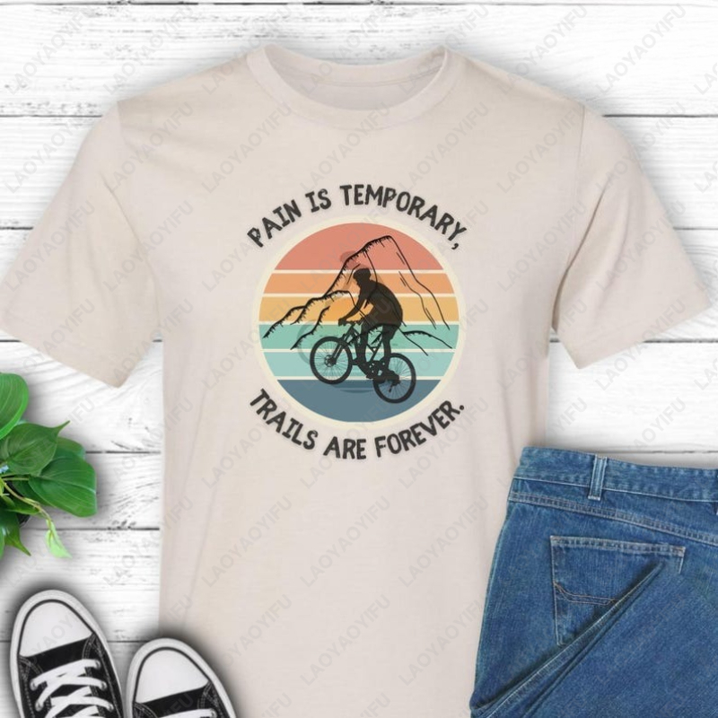 เสื้อยืดลายจักรยานเสือภูเขา กี - Mountain Biking Extreme บทวิจารณ์และราคา