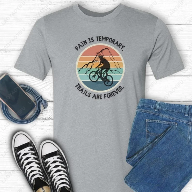 เสื้อยืดลายจักรยานเสือภูเขา กี - Mountain Biking Extreme บทวิจารณ์และราคา