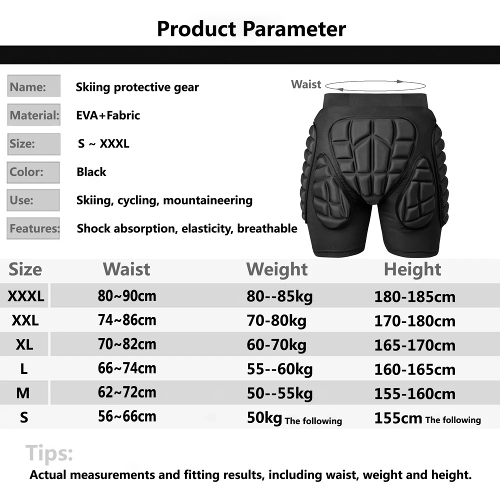 ใหม่กางเกงขาสั้นสกีสเก็ตสะโพก  - Mountain Biking Elbow Pads บทวิจารณ์และราคา