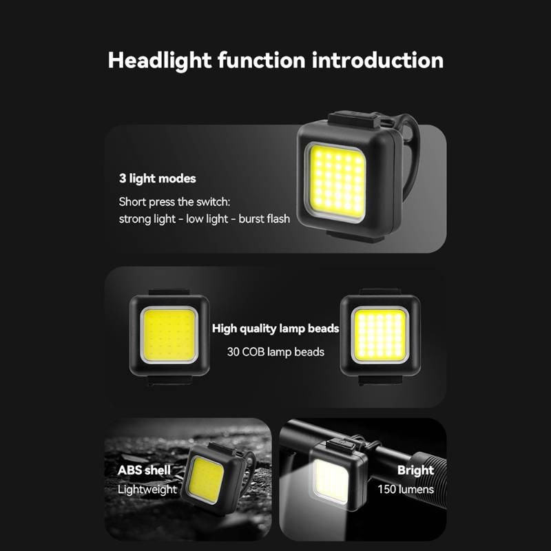 2 PCs MINI Mountain Bike Light - Mountain Biking Rucksack บทวิจารณ์และราคา