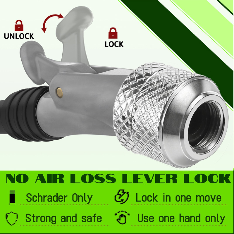 ปั๊มลมจักรยาน BUCKLOS 400psi 3 - Mtb Fork Air บทวิจารณ์และราคา