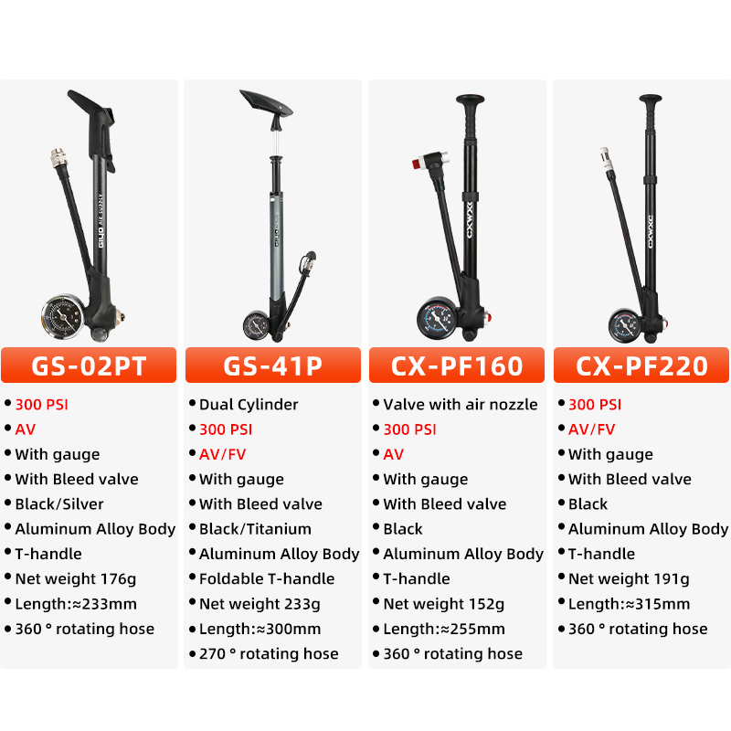 ปั๊มช็อตจักรยานแรงดันสูง300/60 - Mtb Fork Air บทวิจารณ์และราคา