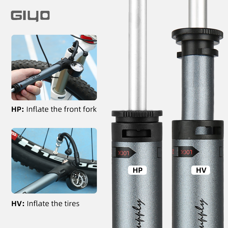 ปั๊มลมจักรยาน Giyo GS-41P 300p - Mtb Fork Air บทวิจารณ์และราคา