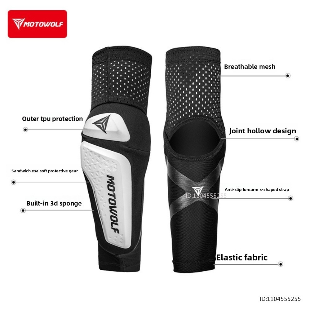 แผ่นรองข้อศอกมอเตอร์ไซค์แบบใหม - Mountain Biking Elbow Pads บทวิจารณ์และราคา